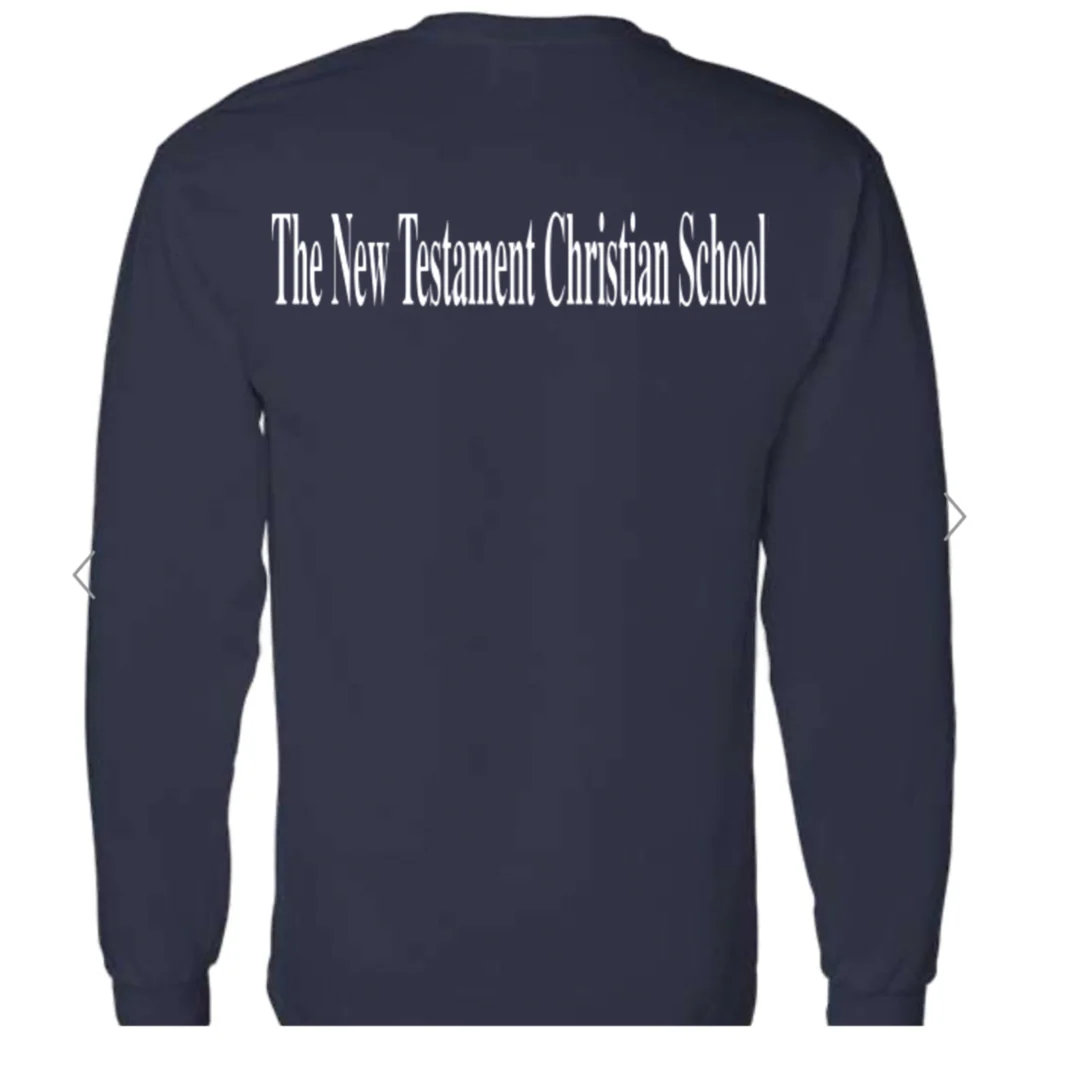 The New Testament Christian School - Co-Ed Long Sleeve Gym T-Shirt - Kids - Image 2