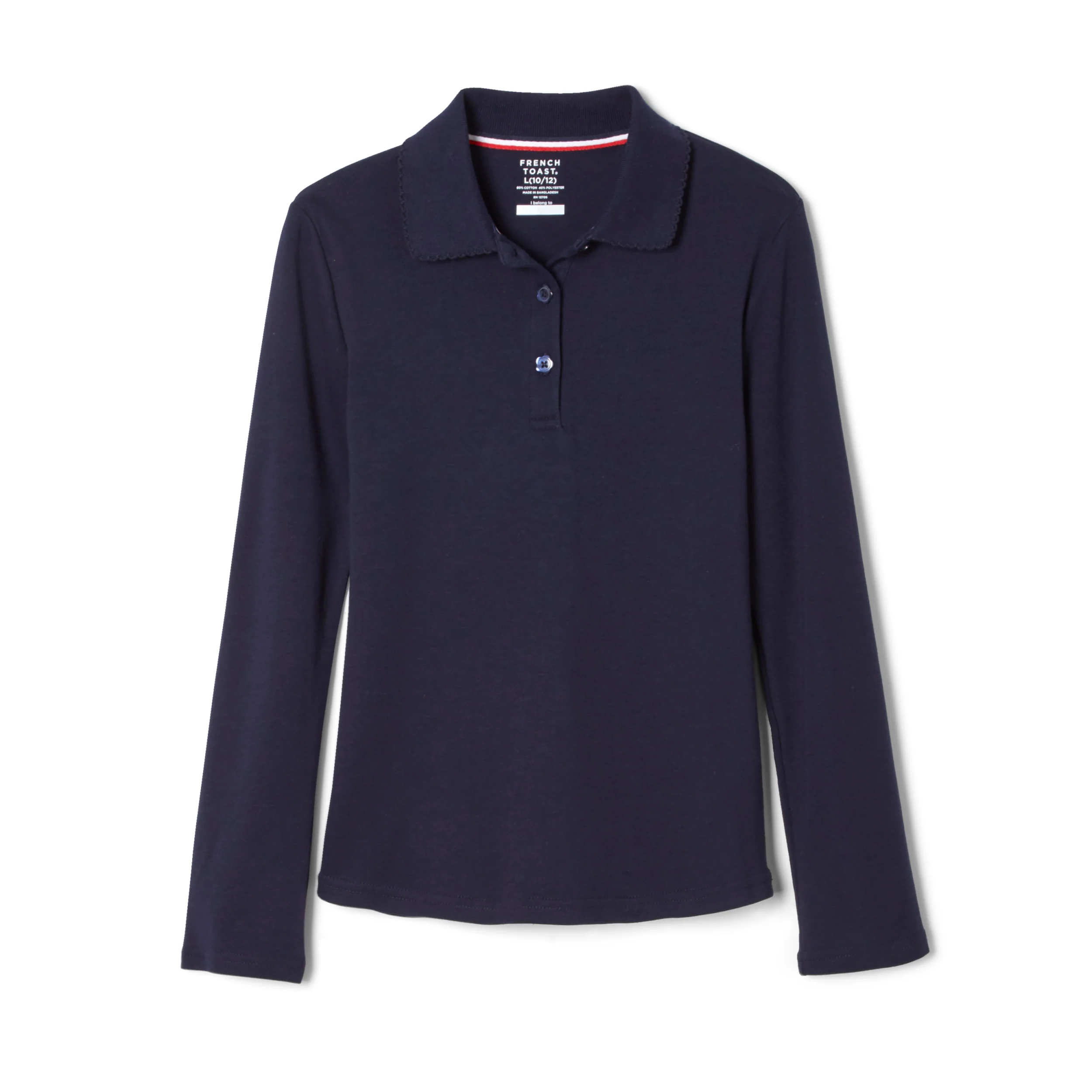 Toddler Girl's Long Sleeve Picot Collar - Image 11