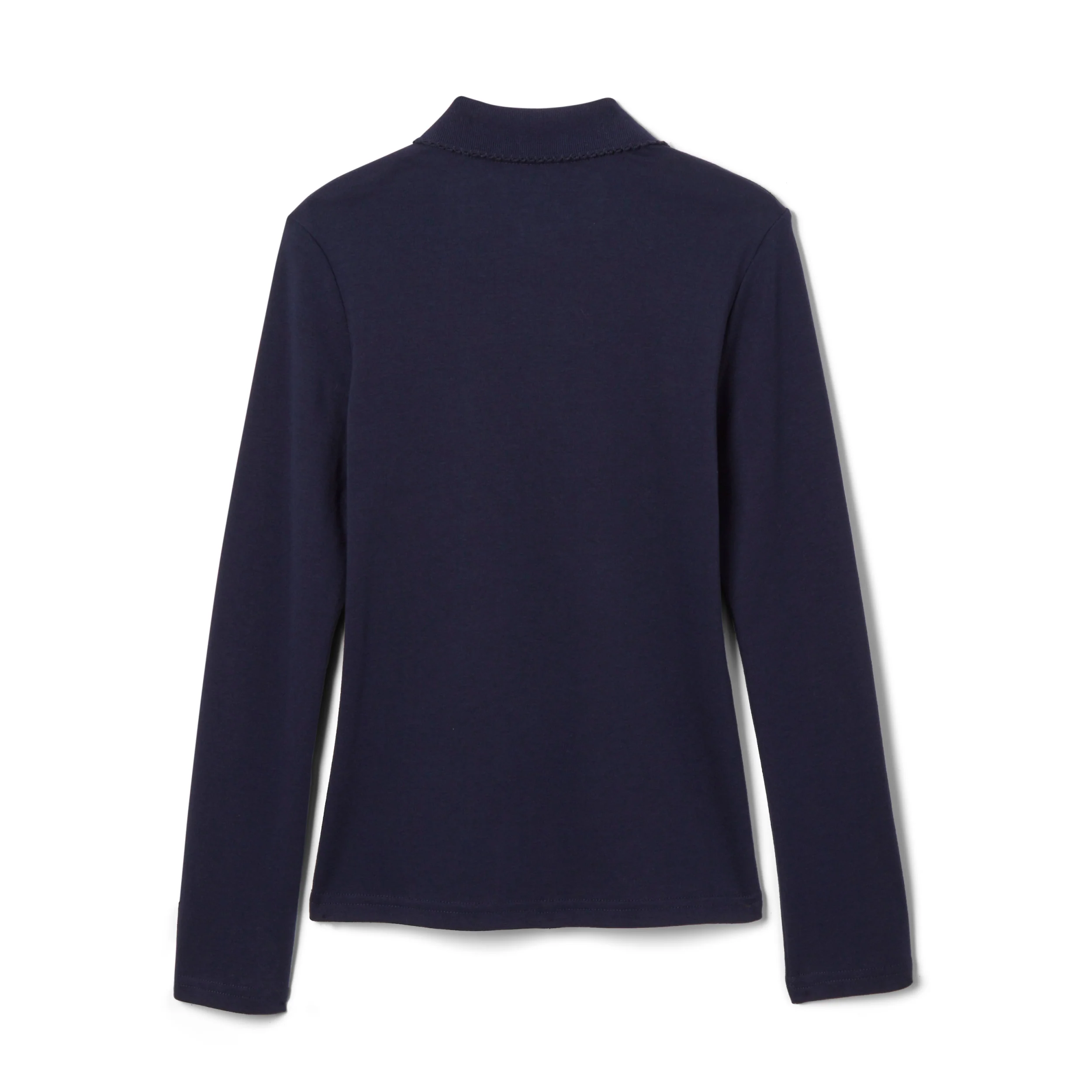 Toddler Girl's Long Sleeve Picot Collar - Image 12