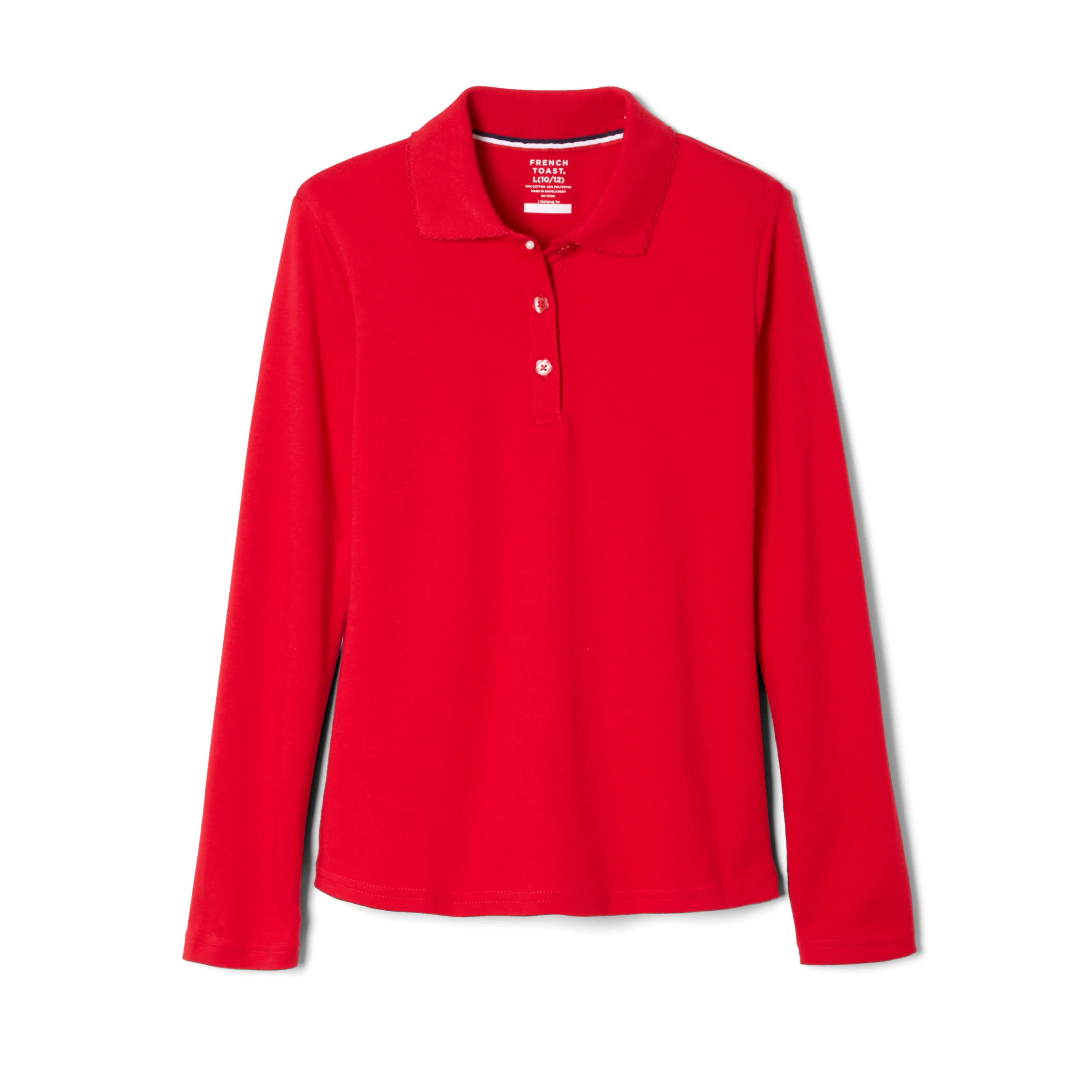 Toddler Girl's Long Sleeve Picot Collar - Image 13