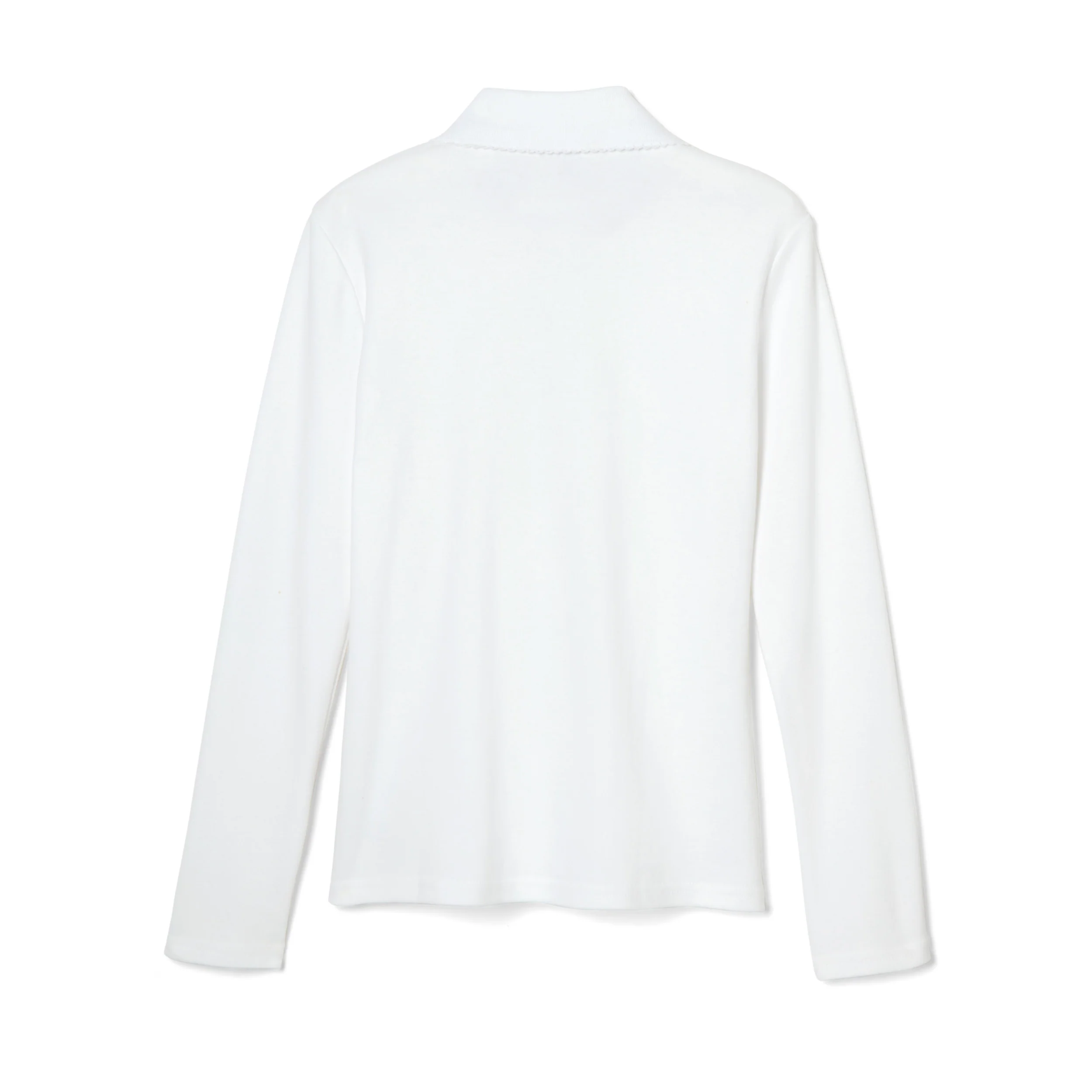 Toddler Girl's Long Sleeve Picot Collar - Image 4