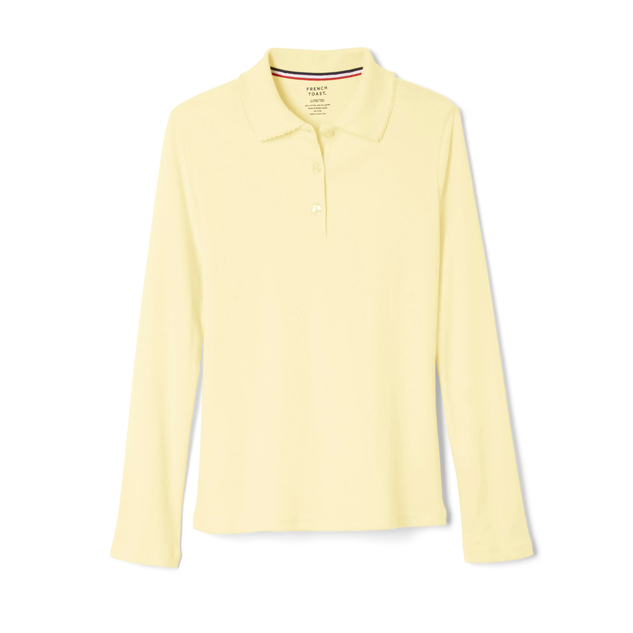 Toddler Girl's Long Sleeve Picot Collar - Image 5