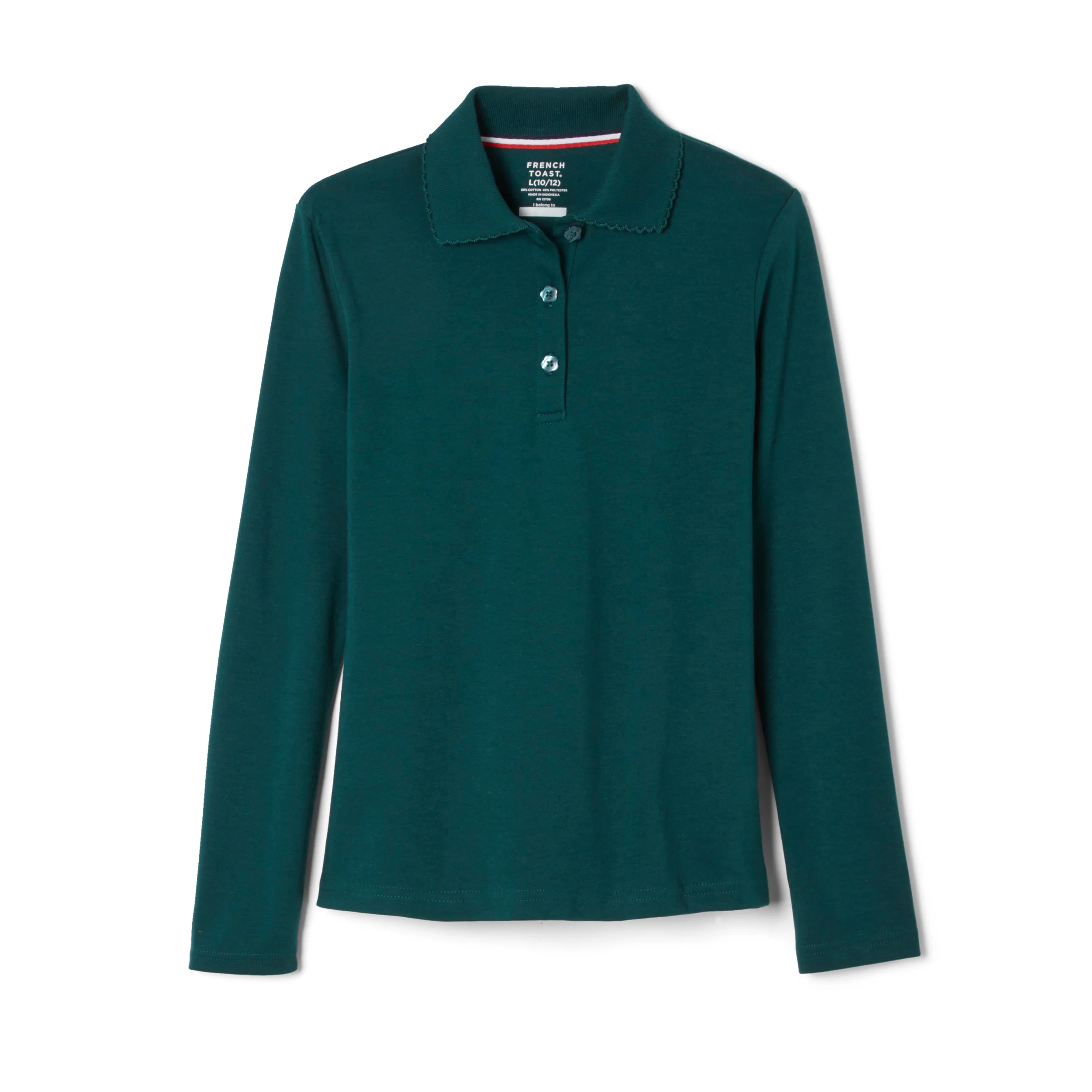 Toddler Girl's Long Sleeve Picot Collar - Image 7