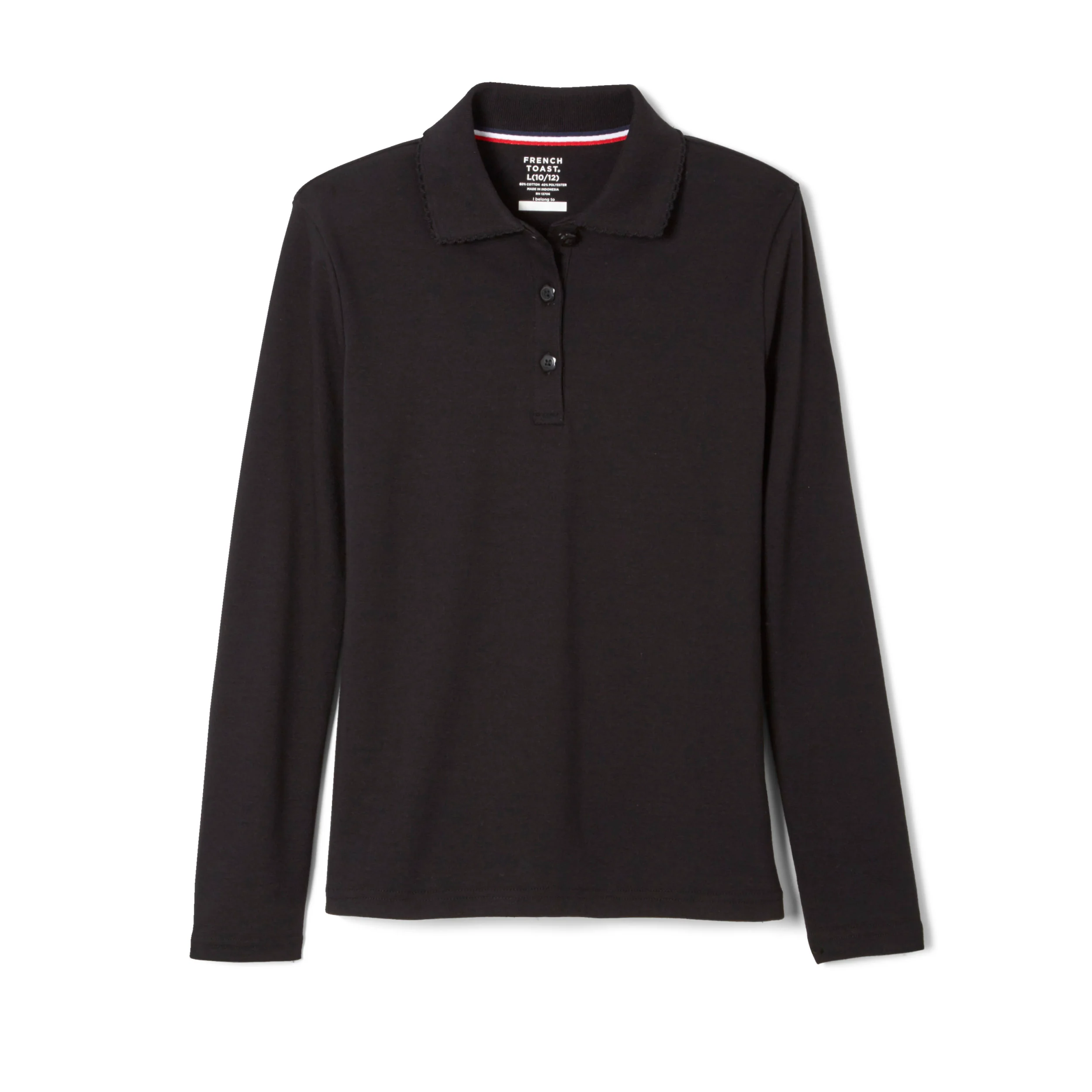 Toddler Girl's Long Sleeve Picot Collar - Image 9