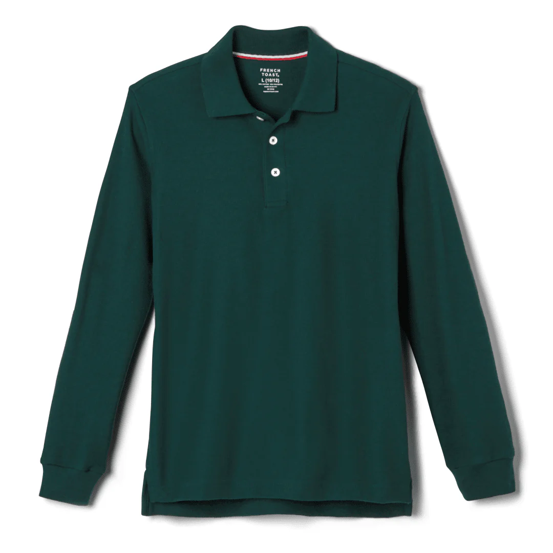 Toddler Long Sleeve Pique Polo - Image 8