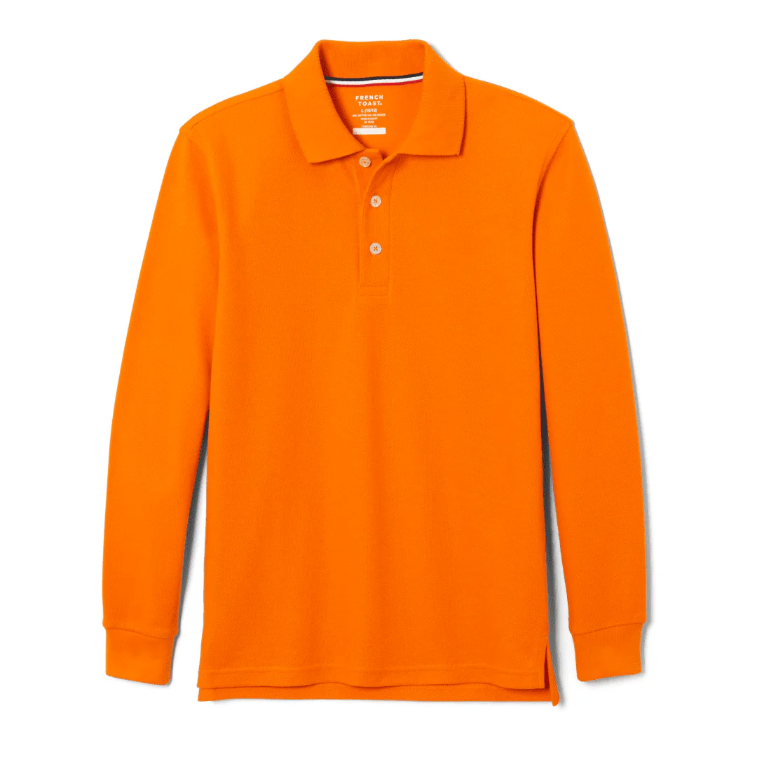 Toddler Long Sleeve Pique Polo - Image 9