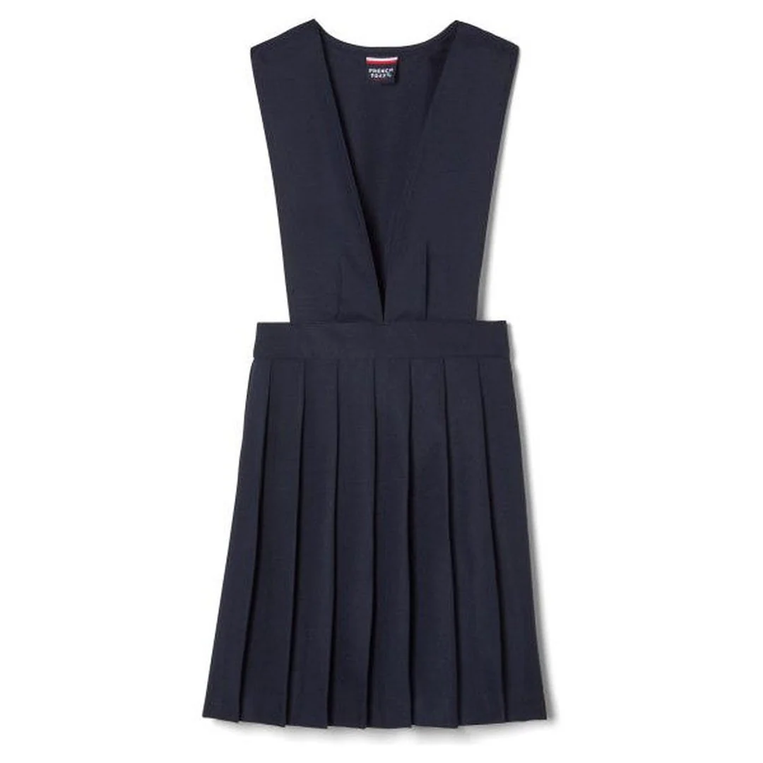 Toddler V-Neck Pleated Jumper - Image 4