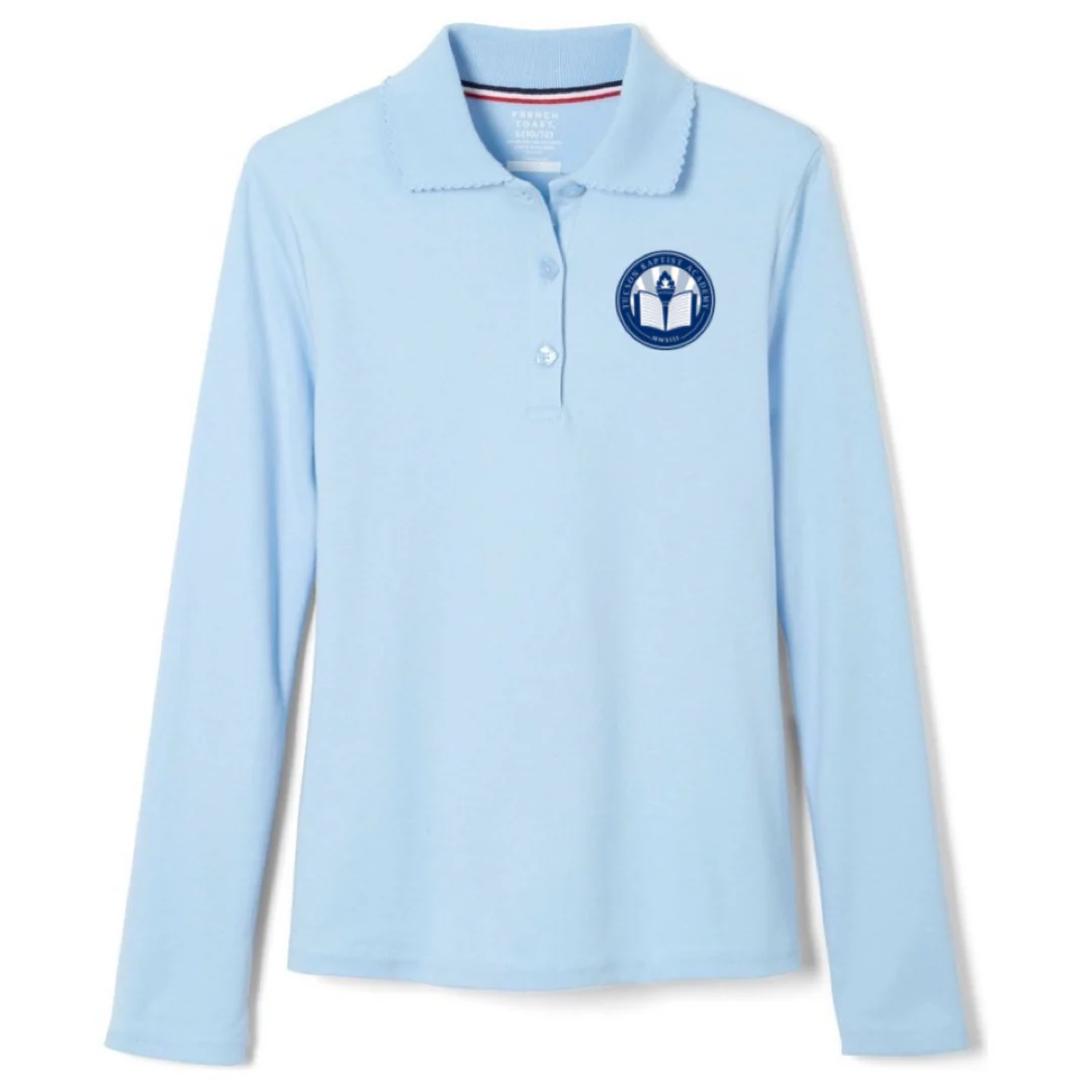 Tucson Baptist Academy - Girl's Long Sleeve Picot Collar - Image 2