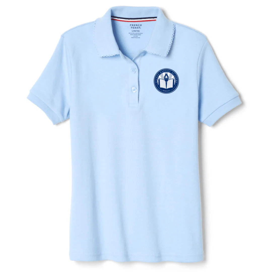 Tucson Baptist Academy - Girl's Short Sleeve Picot Collar - Image 2