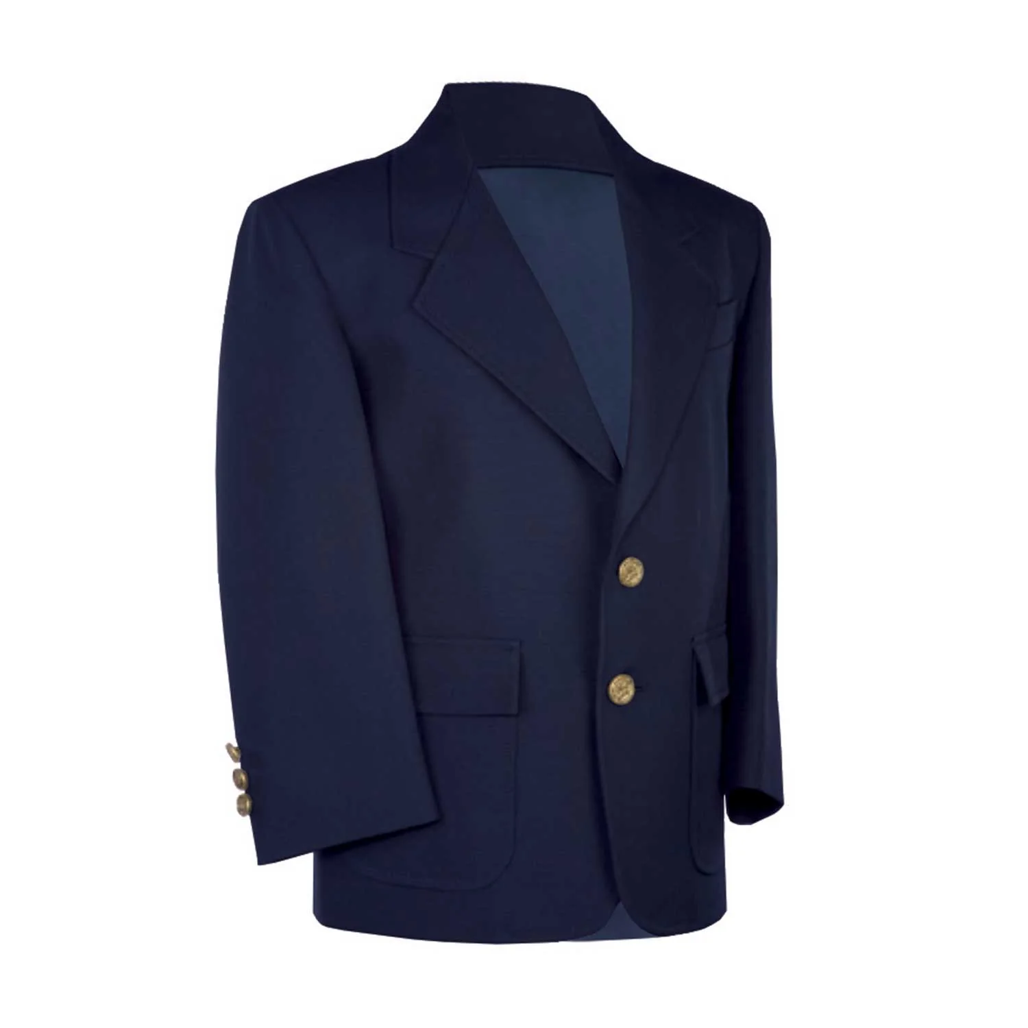 Unisex Single Breasted Navy Blazer - Adult Regular
