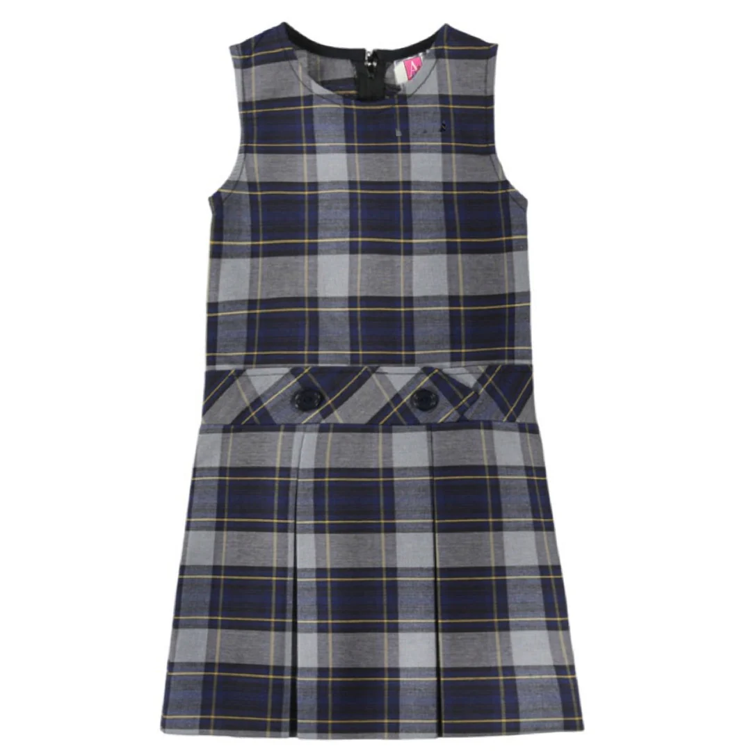Valeo Academy - Girl's Plaid Jumper - P57 - Image 3