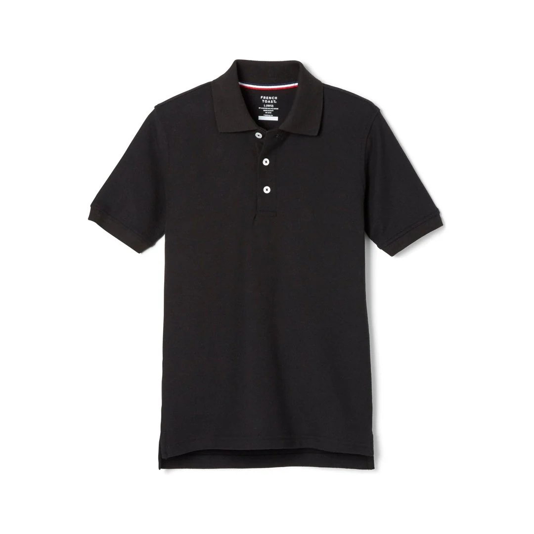Veritas - Boy's Short Sleeve Pique Polo- No Logo - Image 3