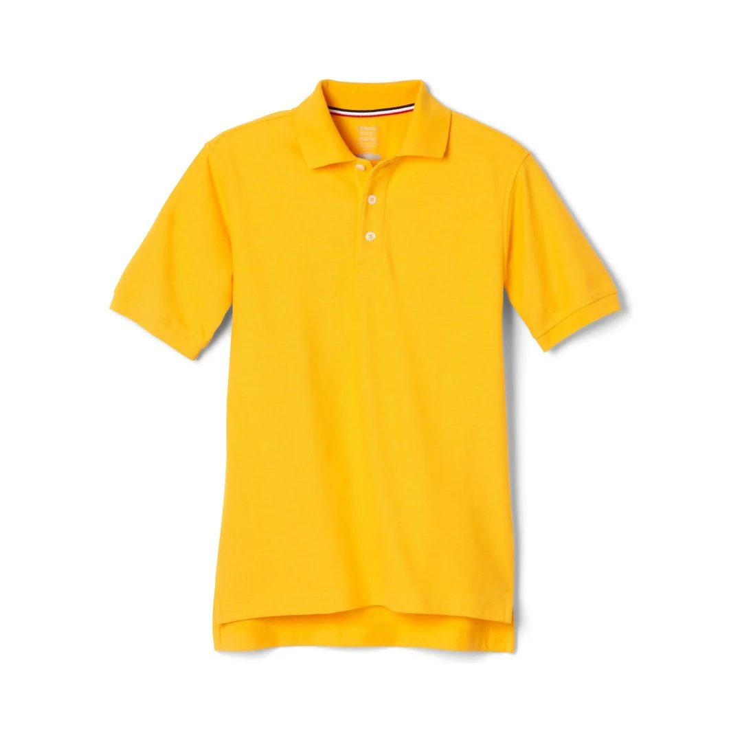 Veritas - Boy's Short Sleeve Pique Polo- No Logo - Image 4