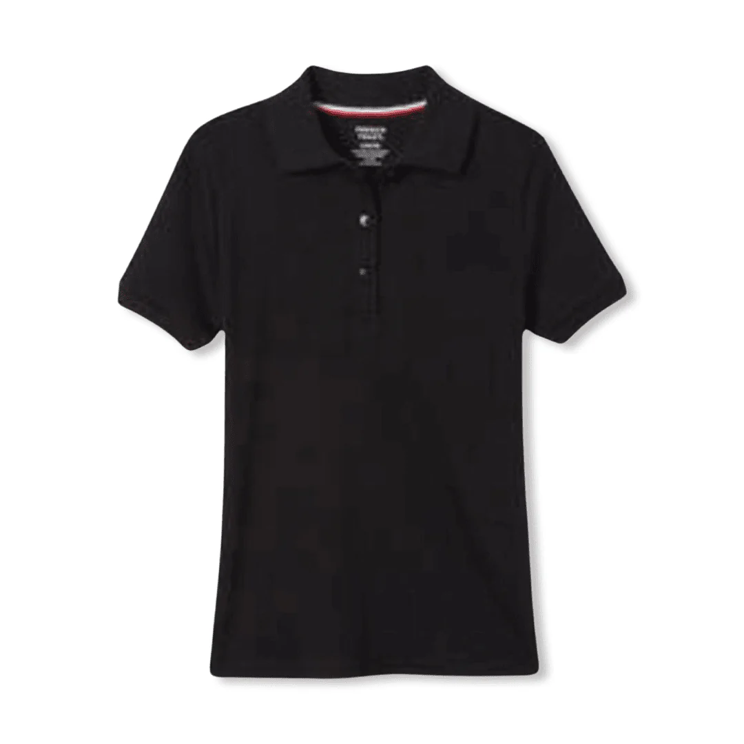 Veritas - Girl's Short Sleeve Picot Collar - No Logo - Image 4