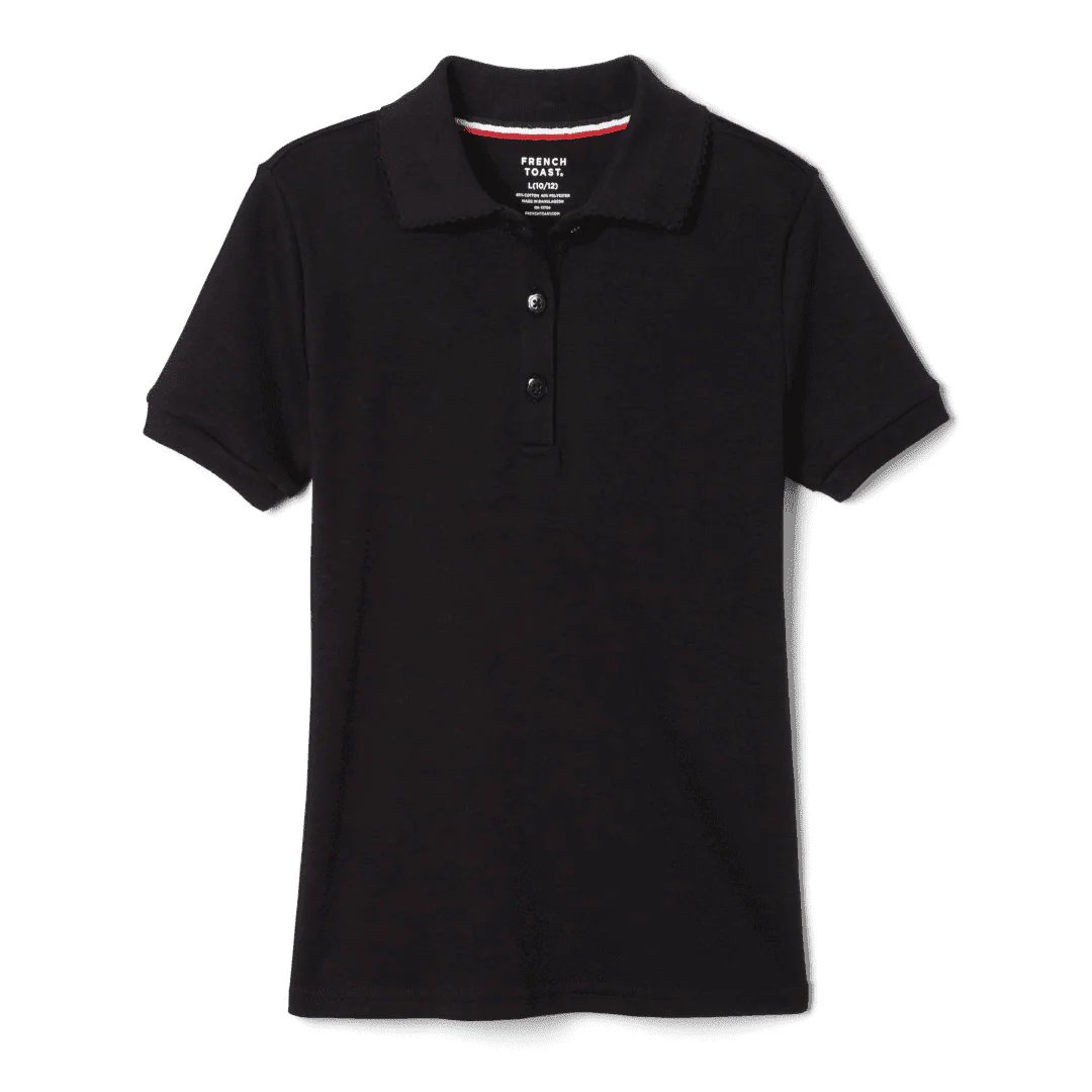 Veritas - Plus Size Short Sleeve Picot Collar - No logo - Image 3