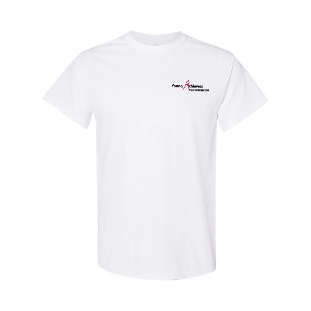 Young Achievers White T-Shirt - Adult